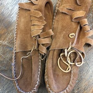 Moccasins leather
